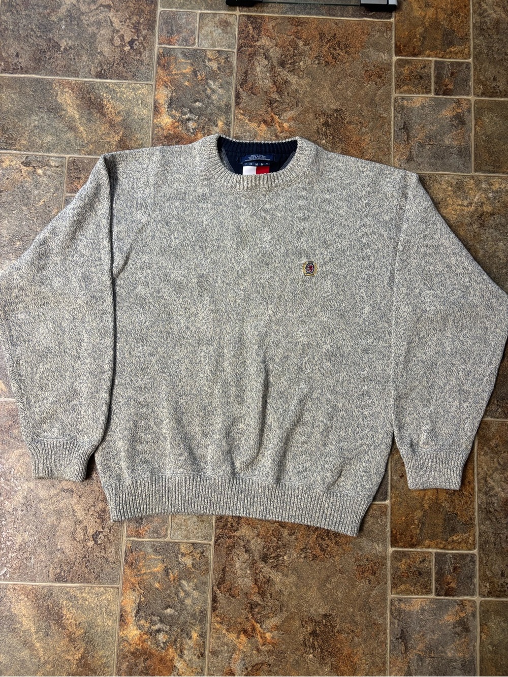 Tommy Hilfiger Heather Gray Crewneck Sweater